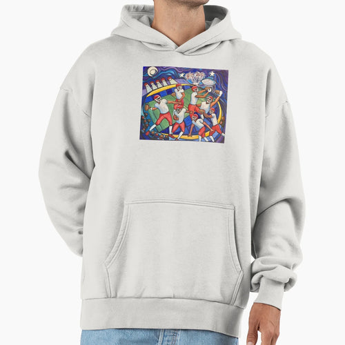 Waiting All Day Sunday Night Hoodie - Fun Novelty Design for Adults - T-Shirt, Sweatshirt, Hoodie