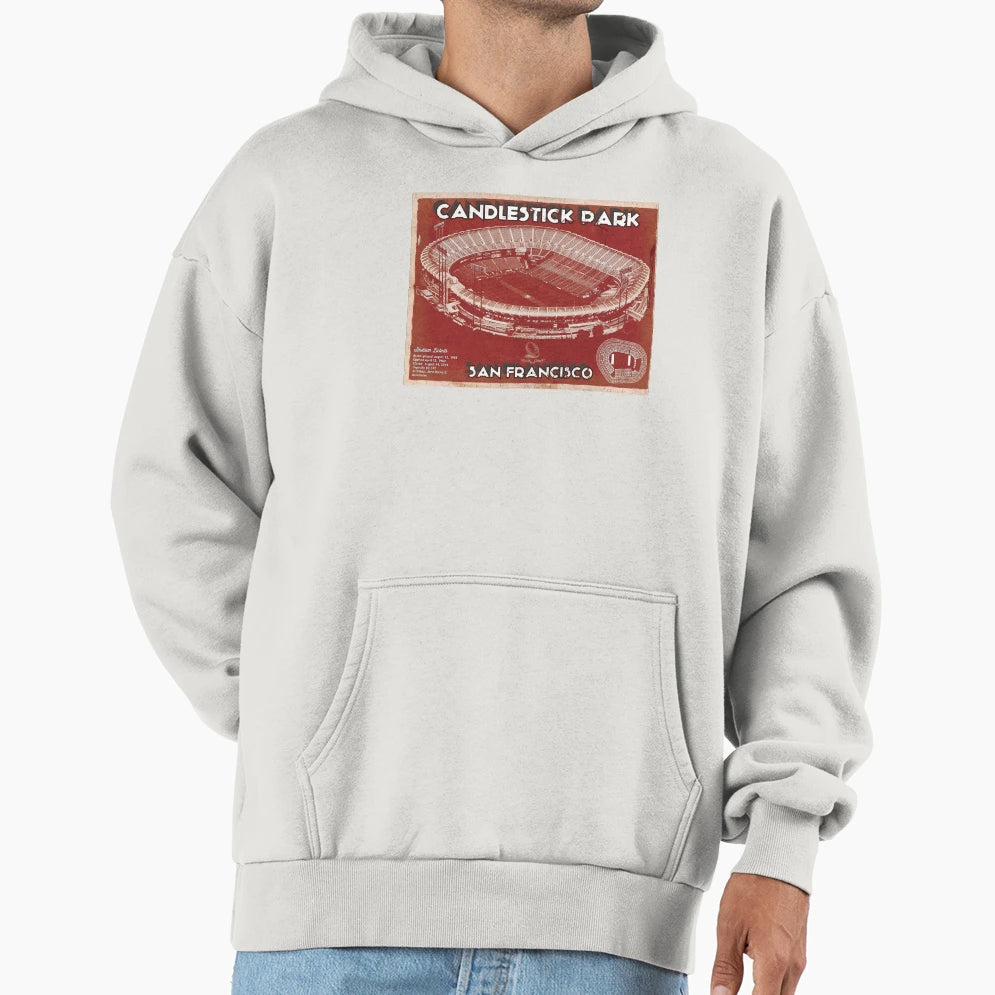 Candlestick Park Home San Francisco Hoodie - Fun Novelty Design for Adults - T-Shirt, Sweatshirt, Hoodie