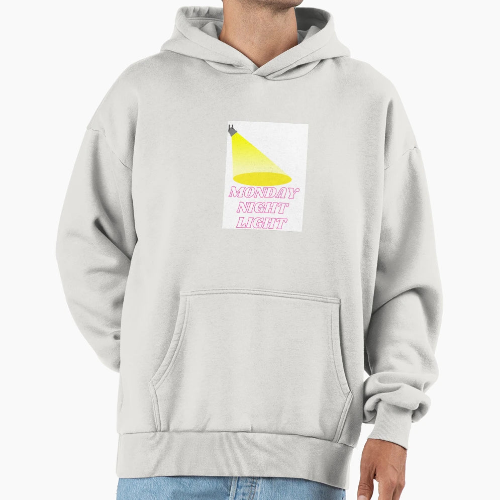 Monday Night Light Hoodie - Minimalist Print for Adults - T-Shirt, Sweatshirt, Hoodie