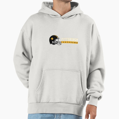 Pittsburgh Football Team Touchdown Hoodie - Casual Everyday Wear Men Women - T-Shirt, Sweatshirt, Hoodie