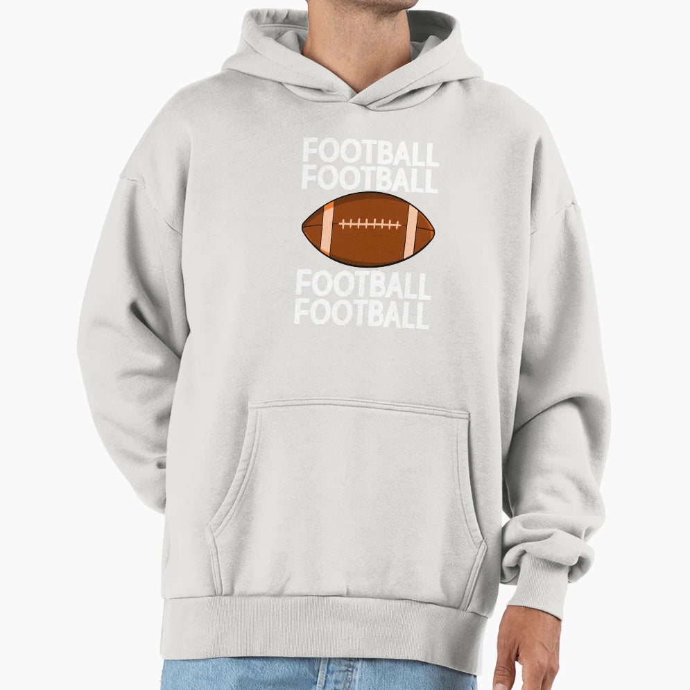 Football Hoodie - Casual Everyday Wear for Adults - T-Shirt, Sweatshirt, Hoodie