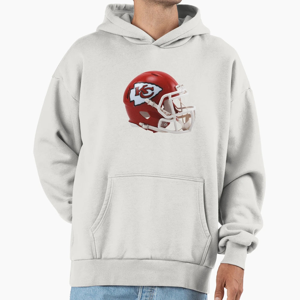 Helmet Chiefs Hoodie - Trendy Graphic Men Women - T-Shirt, Sweatshirt, Hoodie