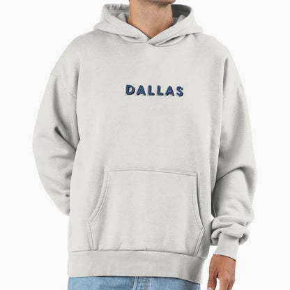 Dallas Hoodie - Minimalist Print for Adults - T-Shirt, Sweatshirt, Hoodie