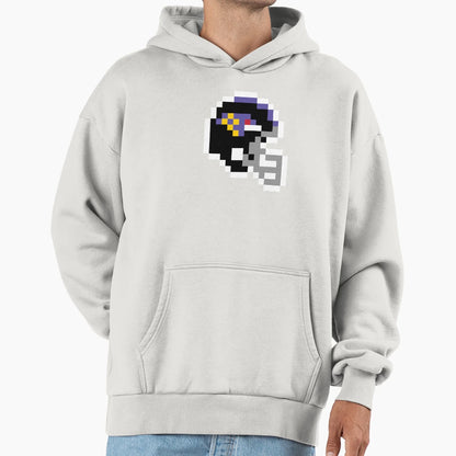 Baltimore Ravens 8 Bit Football Hoodie - Fun Novelty Design for Adults - T-Shirt, Sweatshirt, Hoodie