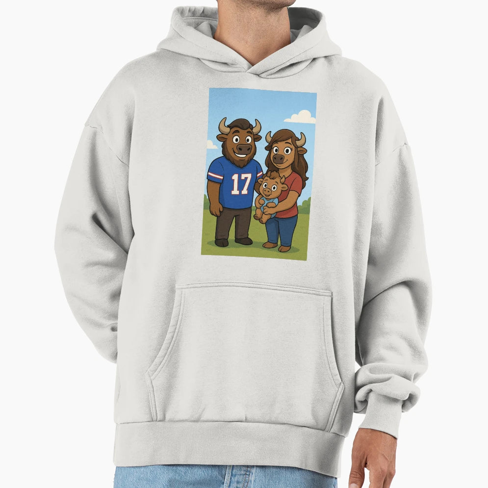 Buffalo Hoodie - Novelty Apparel Men Women - T-Shirt, Sweatshirt, Hoodie
