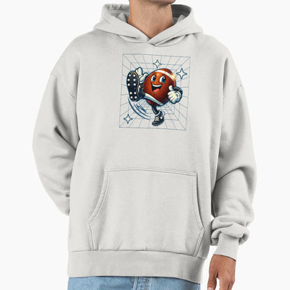 Funny Football Game Day Hoodie - Custom Art Print for Adults - T-Shirt, Sweatshirt, Hoodie
