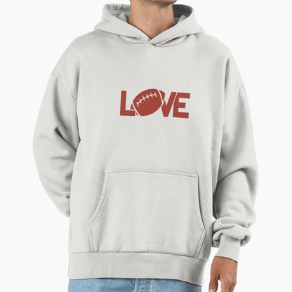 Love American Football Hoodie - Casual Everyday Wear Unisex - T-Shirt, Sweatshirt, Hoodie