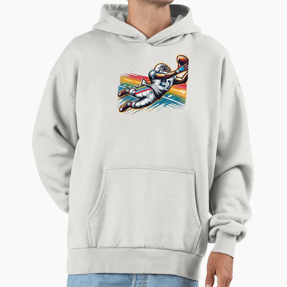 Rugby Player Hoodie - Trendy Graphic for Adults - T-Shirt, Sweatshirt, Hoodie