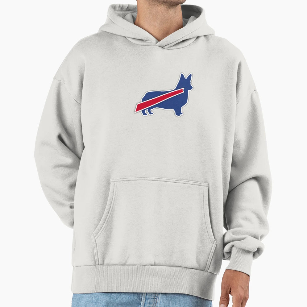 Buffalo Bills Corgi T-Shirt - Minimalist Print Unisex - T-Shirt, Sweatshirt, Hoodie