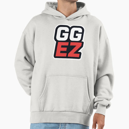 Gg Ez Viral Gamer Minimalist Hoodie - Novelty Apparel for Adults - T-Shirt, Sweatshirt, Hoodie