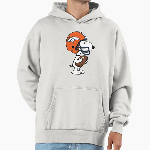 Snoopy Denver Broncos Game Day Inspired Hoodie - Minimalist Print Unisex - T-Shirt, Sweatshirt, Hoodie