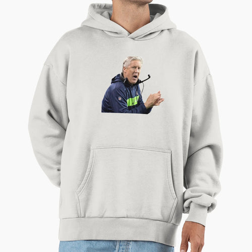 Pete Carroll Chewing Gum Hoodie - Custom Art Print for Adults - T-Shirt, Sweatshirt, Hoodie