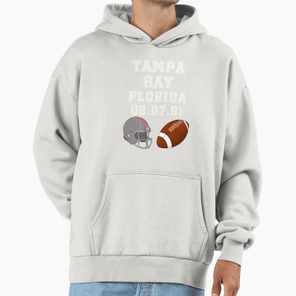 Tampa Bay 2021 Florida Hoodie - Graphic Print Men Women - T-Shirt, Sweatshirt, Hoodie