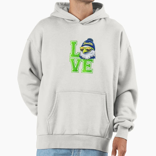 Sea Hawks High School Spirit Go Sea Hawks Hoodie - Custom Art Print Unisex - T-Shirt, Sweatshirt, Hoodie