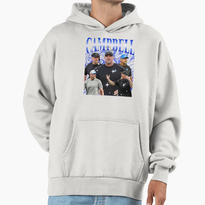 Dan Campbell 90S Hoodie - Graphic Print Unisex - T-Shirt, Sweatshirt, Hoodie