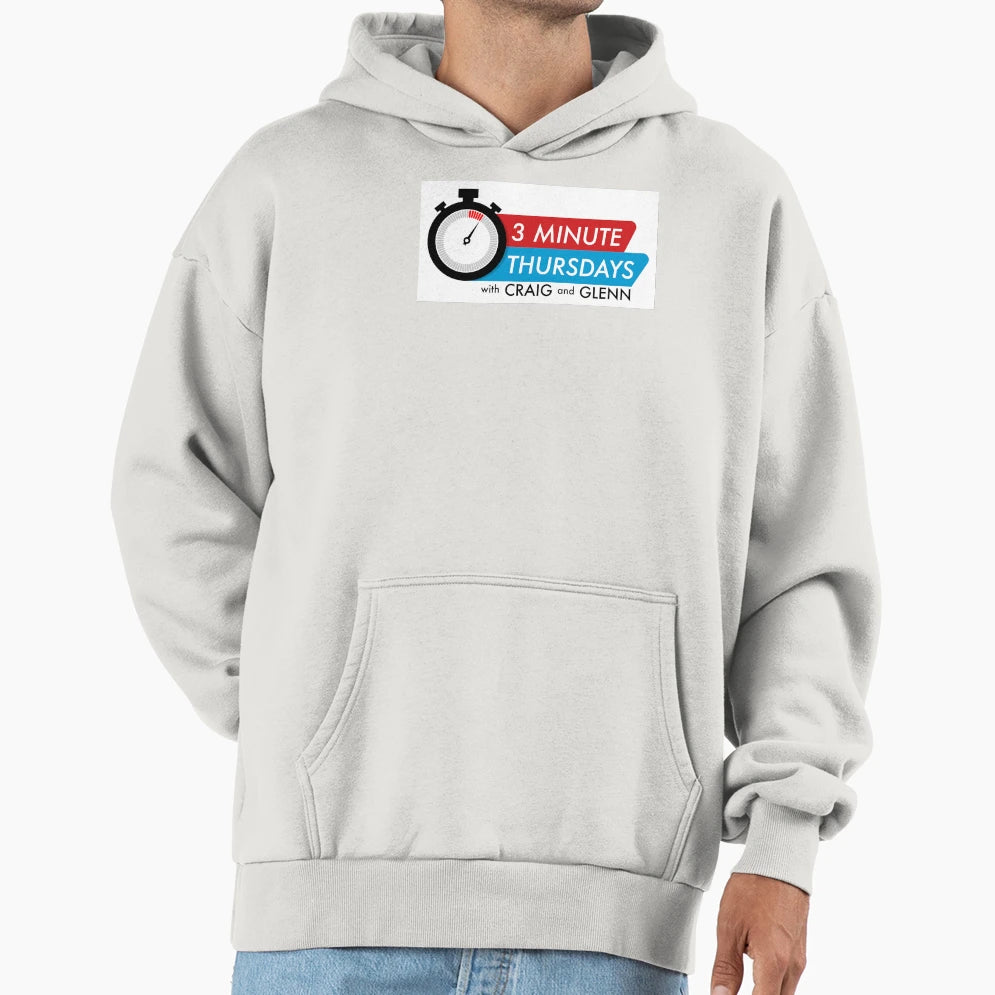 3 Minute Thursdays Hoodie - Unique Graphic Men Women - T-Shirt, Sweatshirt, Hoodie