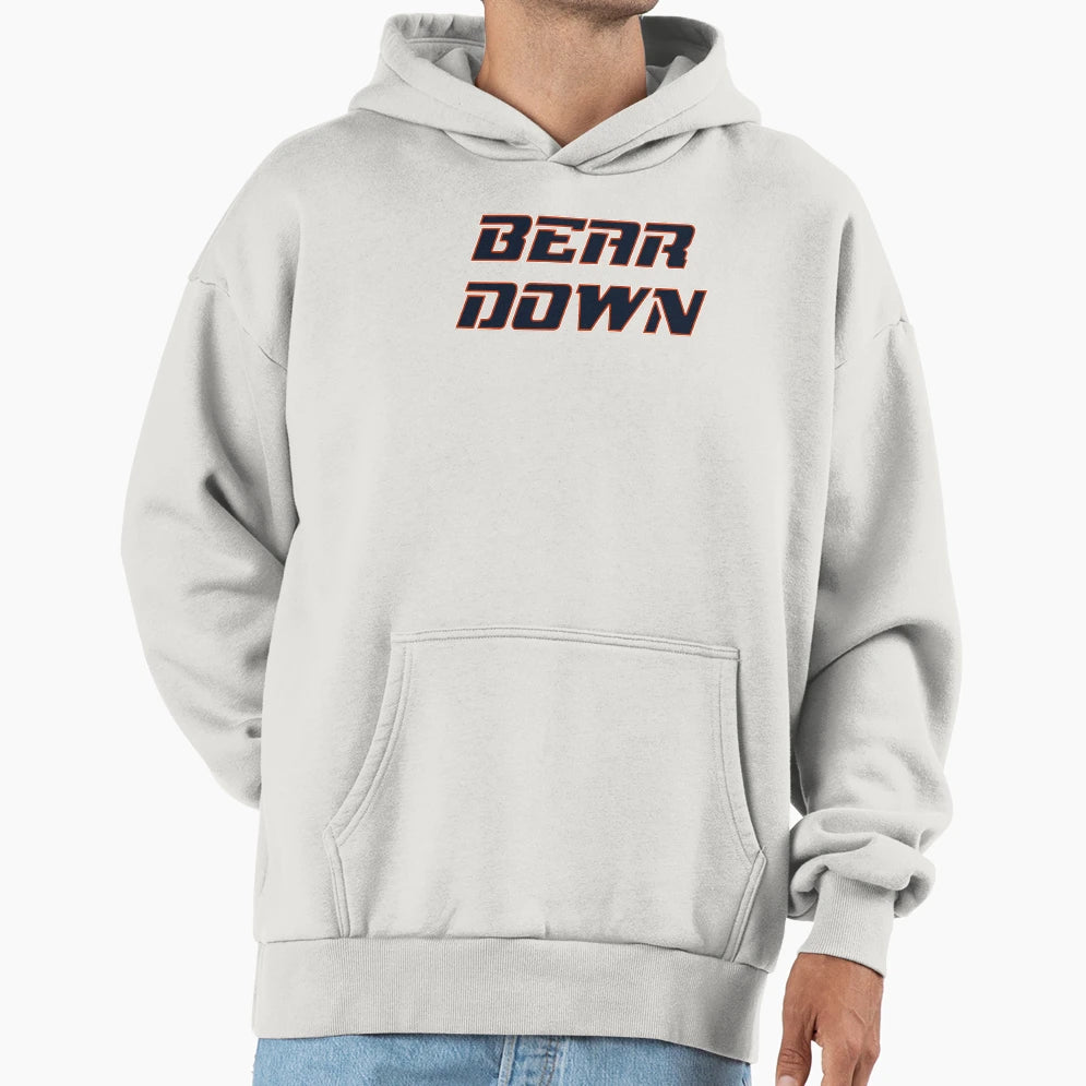 Bear Down Chicago Bears American Hoodie - Novelty Apparel Men Women - T-Shirt, Sweatshirt, Hoodie