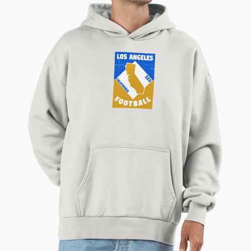 Los Angeles C Football Hoodie - Novelty Apparel for Adults - T-Shirt, Sweatshirt, Hoodie