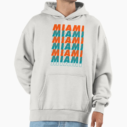 Miami Hoodie - Custom Art Print for Adults - T-Shirt, Sweatshirt, Hoodie