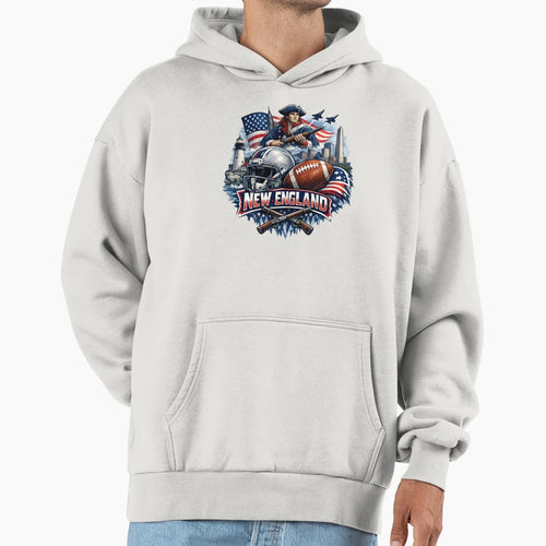 New England Football Patriot American T-Shirt - Streetwear Style Unisex - T-Shirt, Sweatshirt, Hoodie