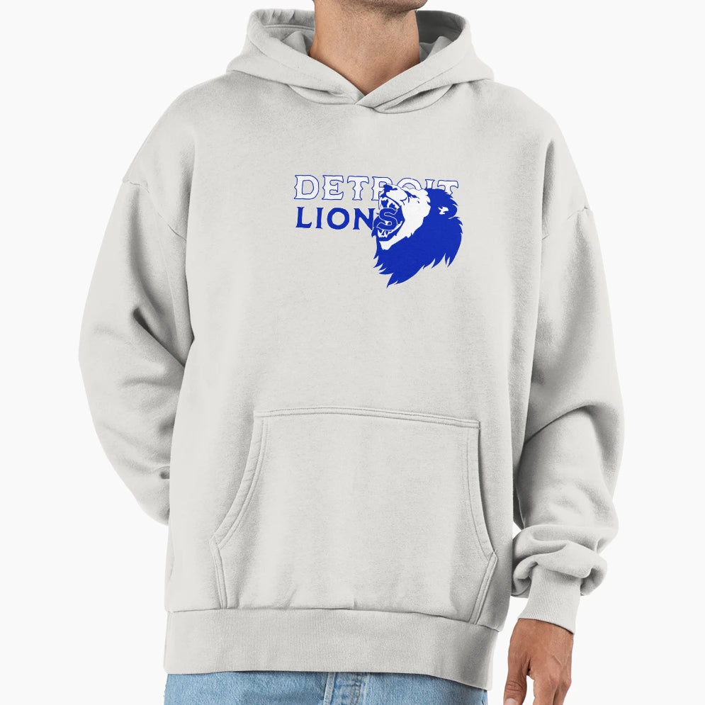 Detroit Lions Hoodie - Fun Novelty Design Men Women - T-Shirt, Sweatshirt, Hoodie
