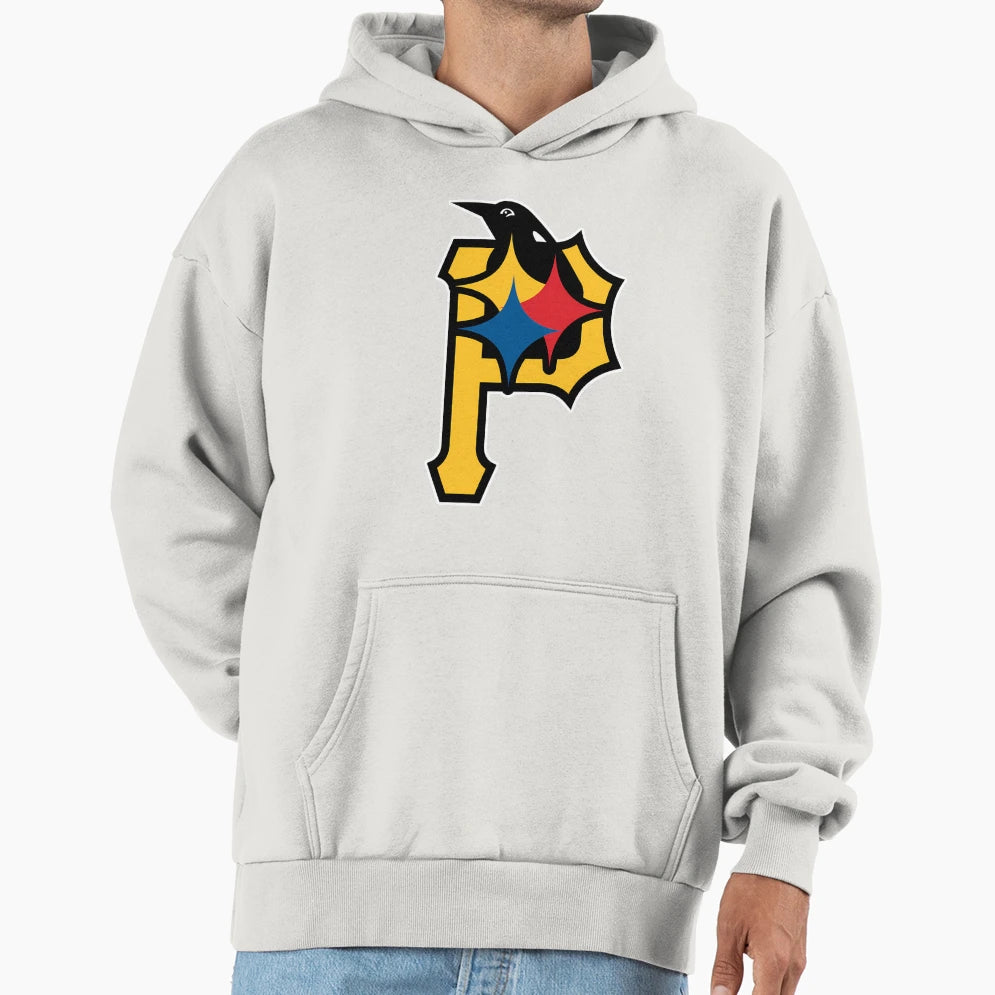 Pittsburgh Fan Sport Teams Mens Grey T-Shirt - Trendy Graphic for Adults - T-Shirt, Sweatshirt, Hoodie