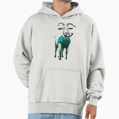 Football Fantasy Goat Goat Hoodie - Trendy Graphic Unisex - T-Shirt, Sweatshirt, Hoodie