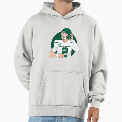 Zach Wilson Quarterbackperfect Hoodie - Trendy Graphic for Adults - T-Shirt, Sweatshirt, Hoodie