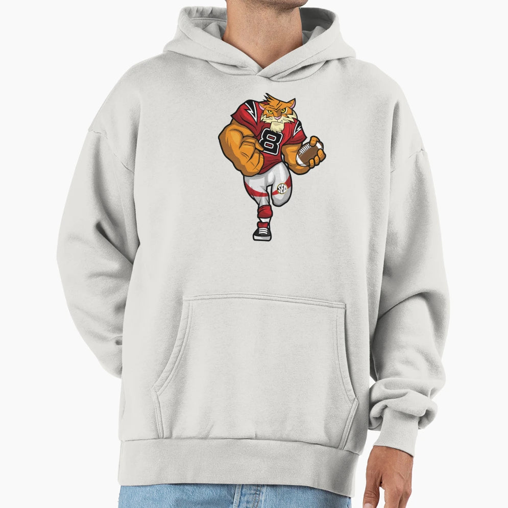 Sec Championship Yellow Tiger American Hoodie - Graphic Print for Adults - T-Shirt, Sweatshirt, Hoodie