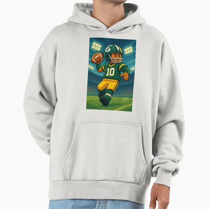 Block Love Hoodie - Aesthetic Graphic Men Women - T-Shirt, Sweatshirt, Hoodie