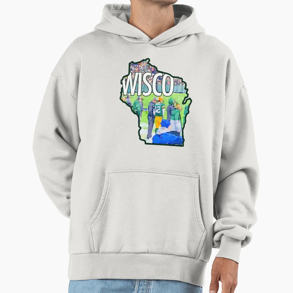 Wisco Hoodie - Unique Graphic Unisex - T-Shirt, Sweatshirt, Hoodie