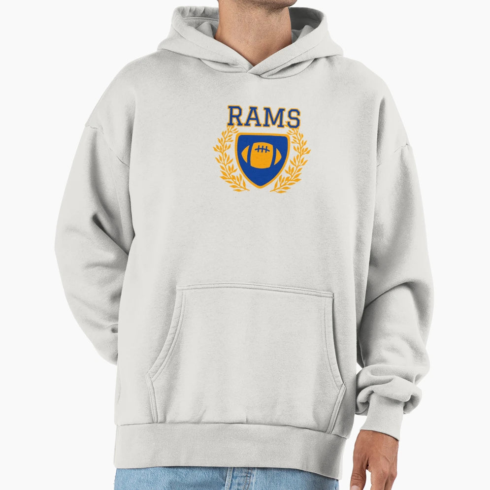 Rams Ivy Football La Los Angeles Hoodie - Unique Graphic for Adults - T-Shirt, Sweatshirt, Hoodie