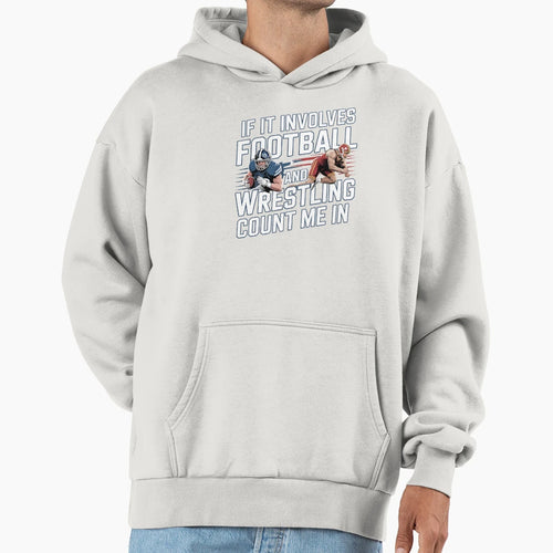 If It Involves Football And Hoodie - Aesthetic Graphic for Adults - T-Shirt, Sweatshirt, Hoodie