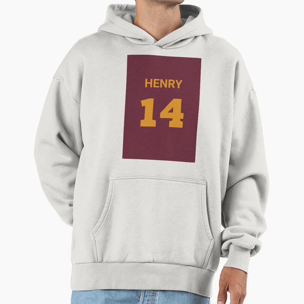 Thierry Henry Jersey 14 Iphone Cover Case T-Shirt - Custom Art Print Unisex - T-Shirt, Sweatshirt, Hoodie