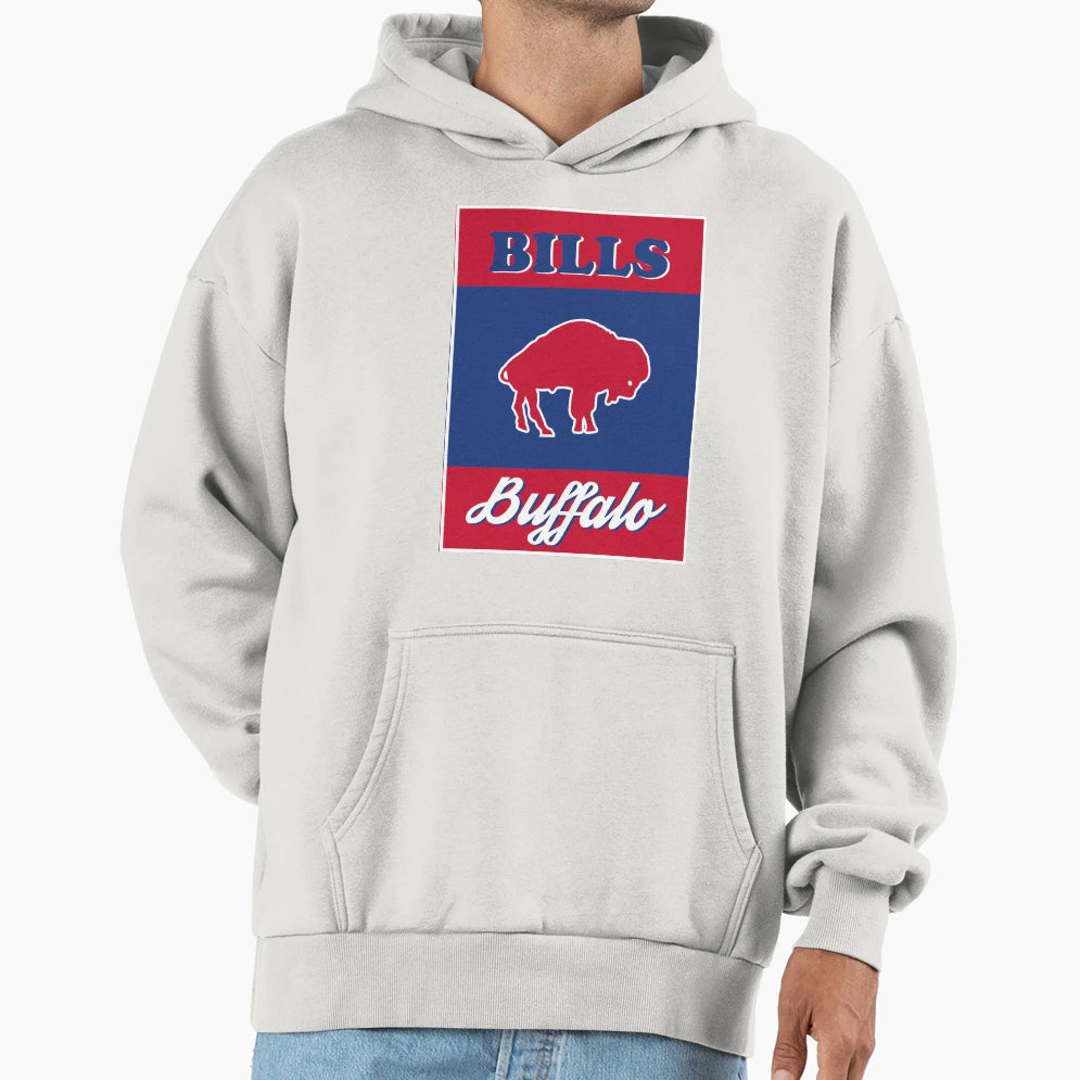 Buffalo Hoodie - Graphic Print Unisex - T-Shirt, Sweatshirt, Hoodie