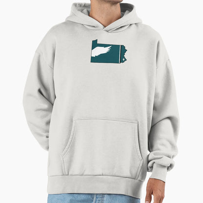 Philadelphia Football Hoodie - Minimalist Print Men Women - T-Shirt, Sweatshirt, Hoodie