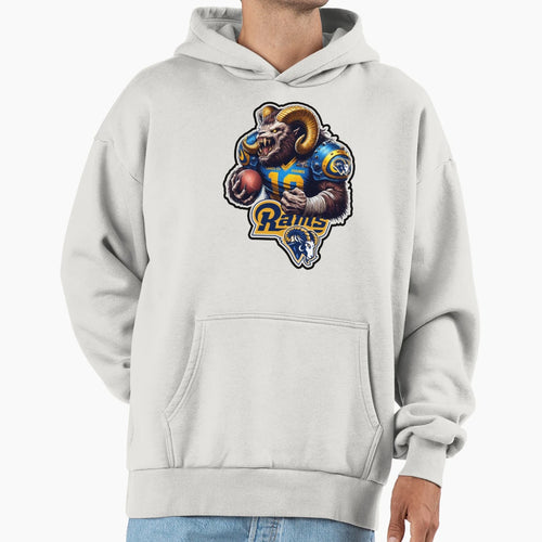 Hardcore Bowl League Lost Angeles Rams Hoodie - Novelty Apparel Men Women - T-Shirt, Sweatshirt, Hoodie