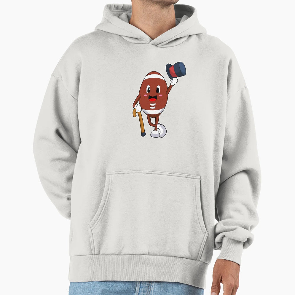 Gentleman Football Sports Hoodie - Streetwear Style Unisex - T-Shirt, Sweatshirt, Hoodie