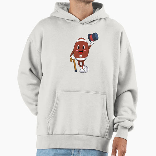Gentleman Football Sports Hoodie - Streetwear Style Unisex - T-Shirt, Sweatshirt, Hoodie