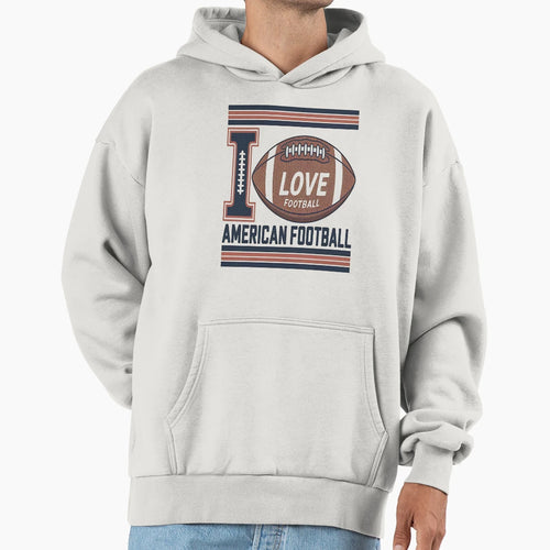 My American Football Just Do American Hoodie - Casual Everyday Wear Unisex - T-Shirt, Sweatshirt, Hoodie