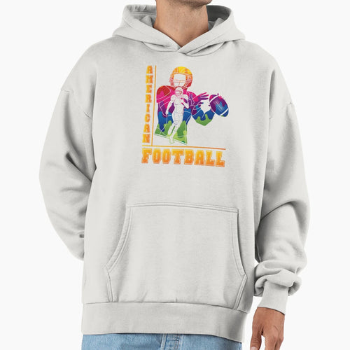 American Football Hoodie - Trendy Graphic for Adults - T-Shirt, Sweatshirt, Hoodie