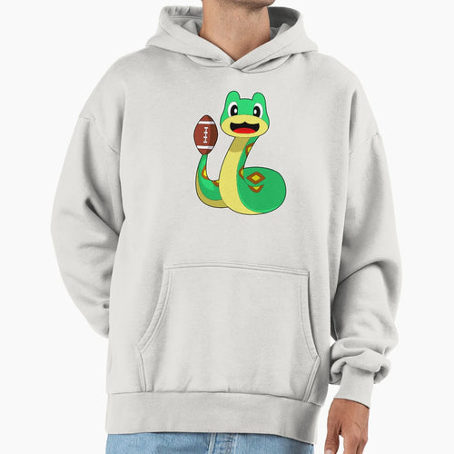 Snake American Football Sports Hoodie - Streetwear Style Men Women - T-Shirt, Sweatshirt, Hoodie