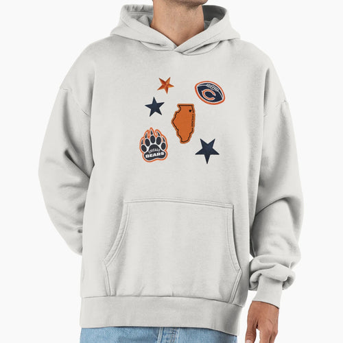 Bears Collage Hoodie - Novelty Apparel for Adults - T-Shirt, Sweatshirt, Hoodie
