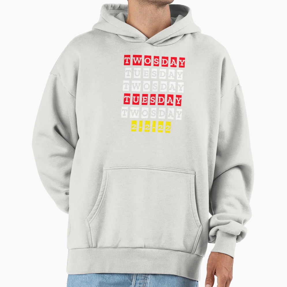 Twosday Tuesday February 2 2 22 Historical Hoodie - Graphic Print Unisex - T-Shirt, Sweatshirt, Hoodie