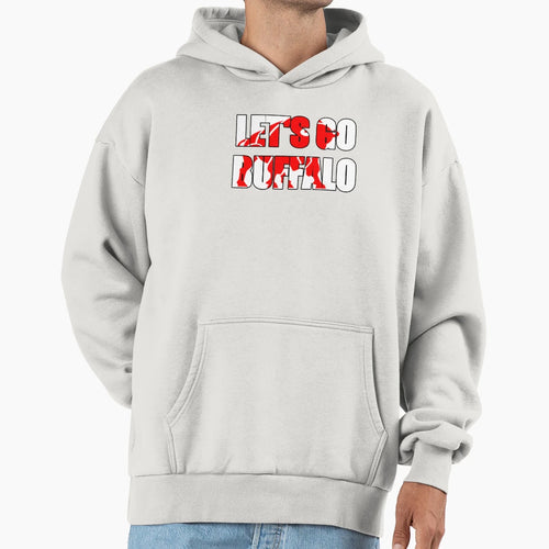 Lets Go Buffalo Hoodie - Fun Novelty Design Unisex - T-Shirt, Sweatshirt, Hoodie