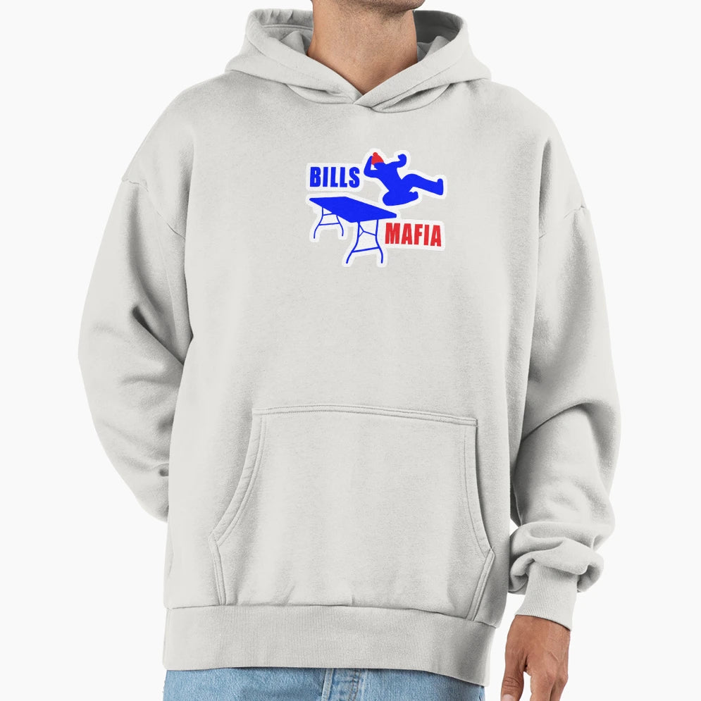 Bills Mafia Tailgating Hoodie - Casual Everyday Wear for Adults - T-Shirt, Sweatshirt, Hoodie