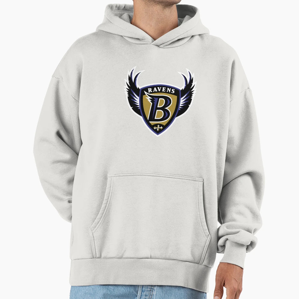 Art Baltimore Ravens Hoodie - Minimalist Print for Adults - T-Shirt, Sweatshirt, Hoodie