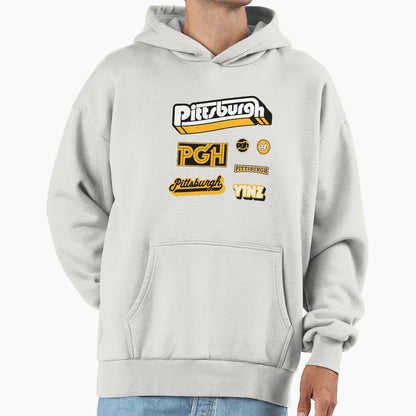 Pittsburgh Flash Sheet Mini Pack Hoodie - Fun Novelty Design Men Women - T-Shirt, Sweatshirt, Hoodie