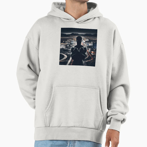 Citys Shadow Champion Hoodie - Minimalist Print Men Women - T-Shirt, Sweatshirt, Hoodie