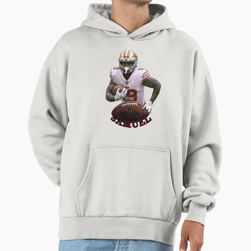 Deebo Sport Samuel 3 Hoodie - Minimalist Print for Adults - T-Shirt, Sweatshirt, Hoodie
